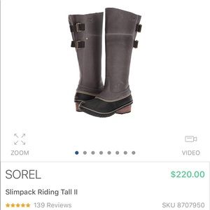 Sorel Slimpack Riding Tall all weather boots